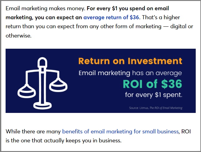 opłacalność email marketingu